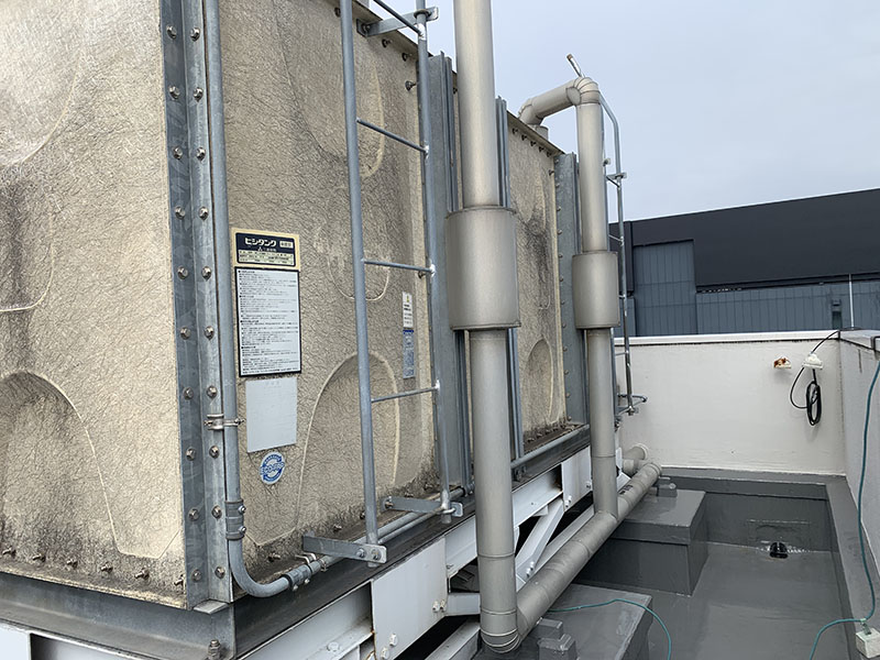 受水槽塗装工事